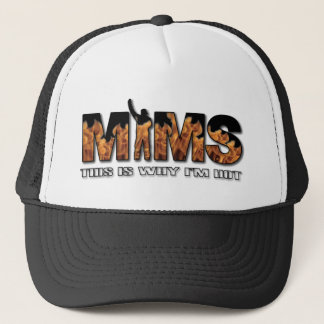MIMS Hat - This is Why I'm Hot Logo - White