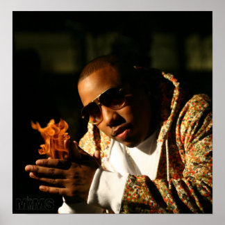 MIMS Poster Print -  Flaming Hands