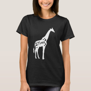Mimsy Giraffe Grandparents Day Safari Zoo Grandmot T-Shirt