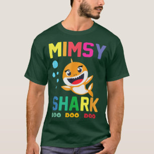 Mimsy Shark Mimsy Shark Lover Family Mothers Day5 T-Shirt
