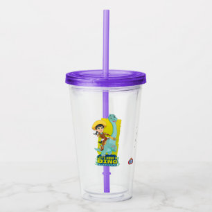 Min & Clover Making a Dino Difference Acrylic Tumbler