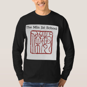 Min Jie School logo+Progression of Channels Long T-Shirt
