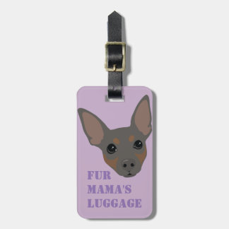 Min Pin (Blue) Luggage Suitcase Carry-On Tag