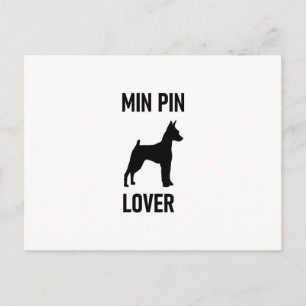 min pin lover 2 postcard