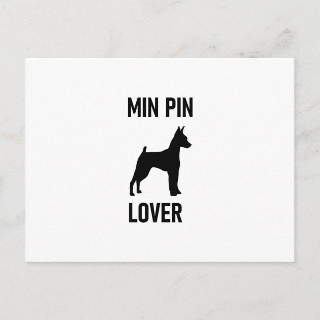 min pin lover 2 postcard (Front)