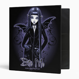 "Mina" Gothic Blue Bite Me Vampire Fae Binder