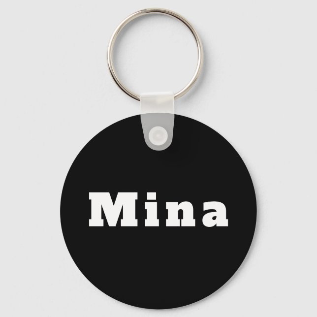 mina keychain (Front)
