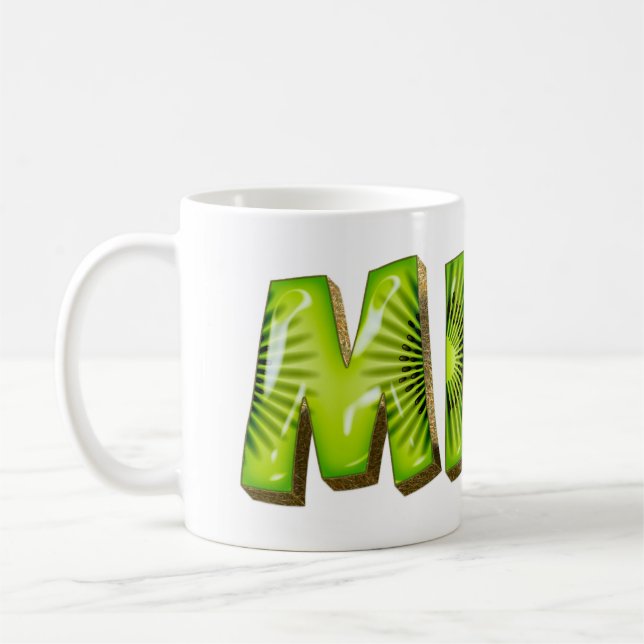 Mina Name Kiwi Style Tasse Coffee Mug (Left)