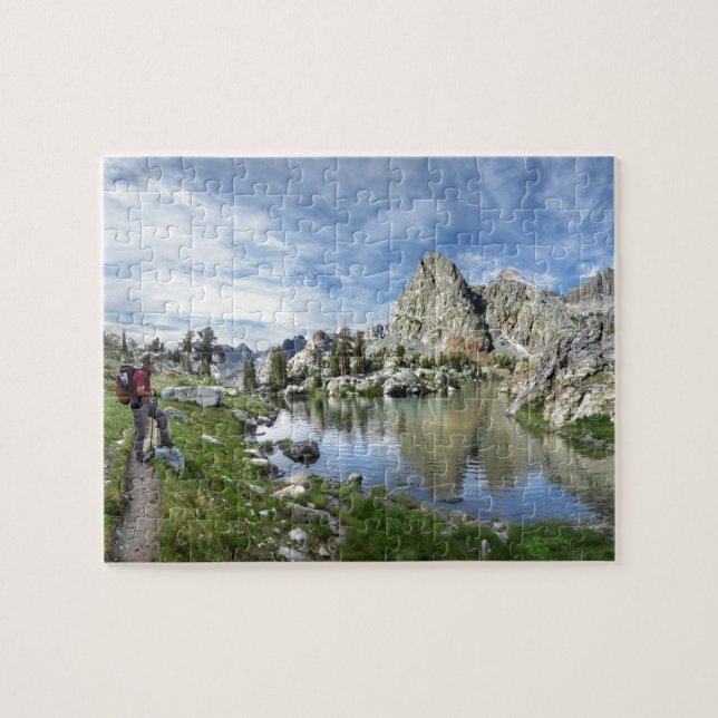 Minaret Lake - Ansel Adams Wilderness - Sierra Jigsaw Puzzle (Horizontal)