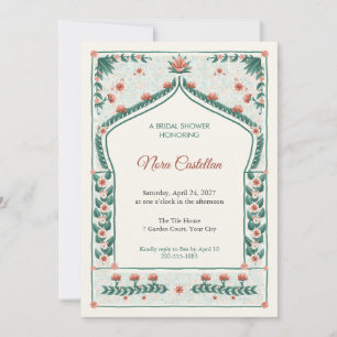 Minaret Tesserae Bridal Shower Invitation