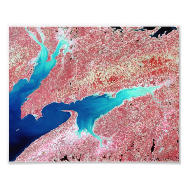 Minas Basin and Chignecto Bay, Nova Scotia, Canada Photo Print (Front)