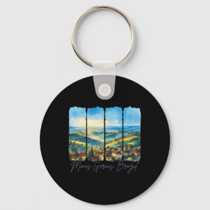 Minas Gerais Brazil Traveling Trip Minas Gerais Va Keychain