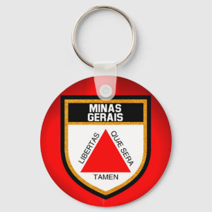 Minas Gerais Flag Keychain