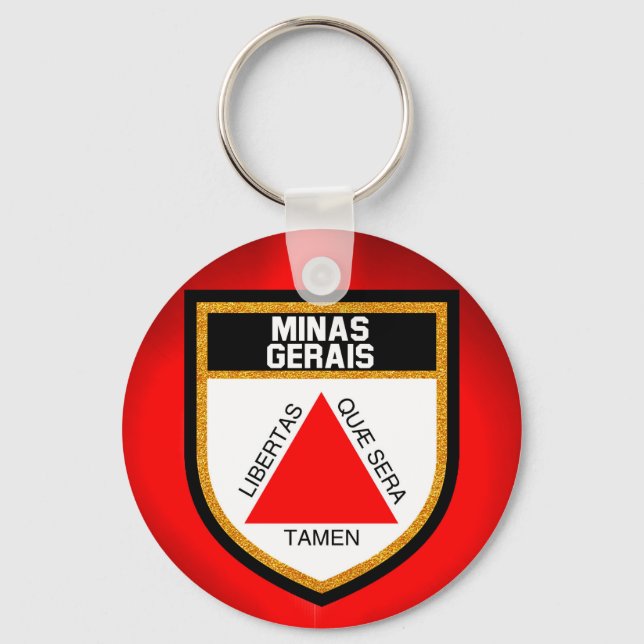 Minas Gerais Flag Keychain (Front)
