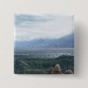 Minas Tirith in View 2 Inch Square Button