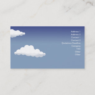Minature Landscape - Business Card