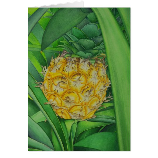 Minature Pineapple Card