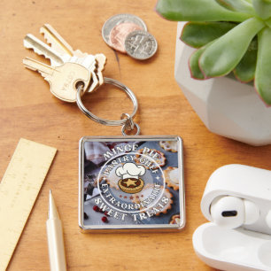 Mince Pie Pastry Chef Extraordinaire Sweet Treats Keychain