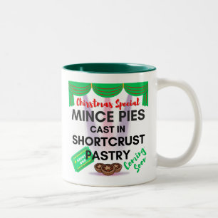 Mince Pies Cast in Shortcrust Pastry 2 Two-Tone Coffee Mug
