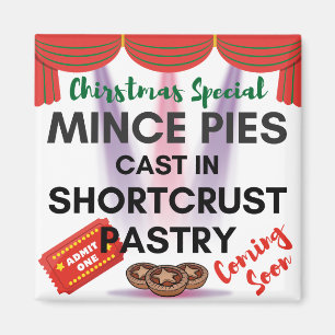 Mince Pies Cast in Shortcrust Pastry Magnet