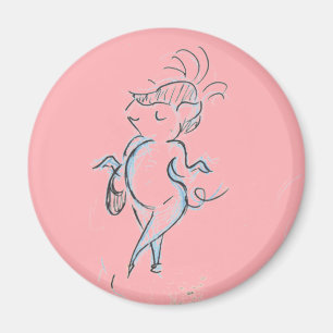 Minceur Lady Pig avec un aimant pour sac à main