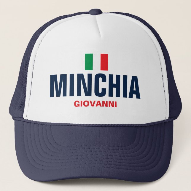 Minchia Personalized Trucker Hat (Front)