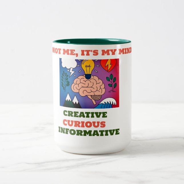 Mind 15 oz. Two-Tone coffee mug (Center)