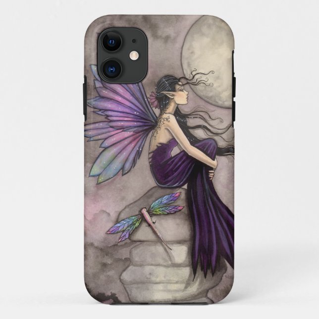 Mind Adrift Fairy and Dragonfly Fantasy Art Case-Mate iPhone Case (Back)