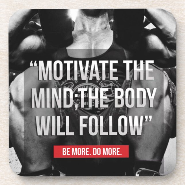 Mind and Body - Workout Motivational Coaster (Front)