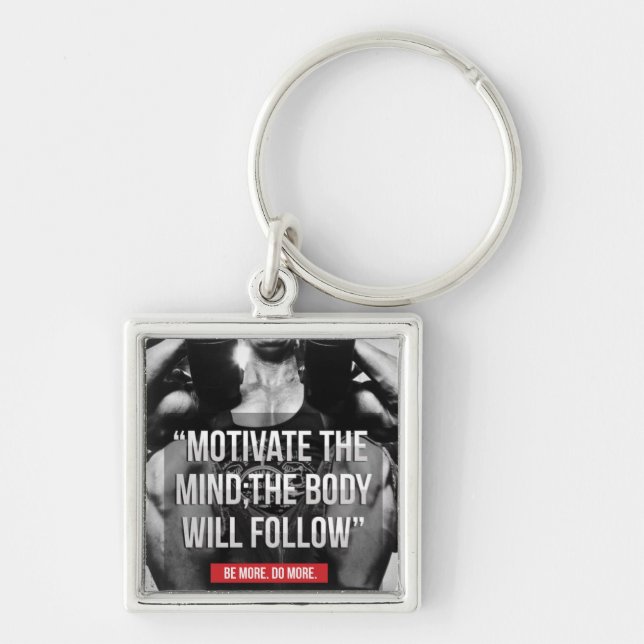 Mind and Body - Workout Motivational Keychain (Front)