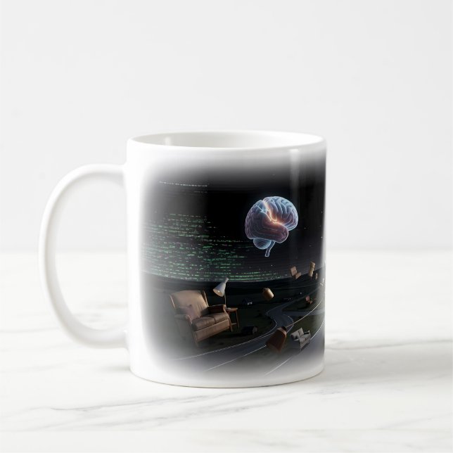 Mind Balance Across The Digital Divide Mug (Left)