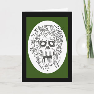 Mind-blowing Birthday Exploding Skull Card