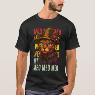 mind-blowing psychedelic witch cat masterpiece T-Shirt