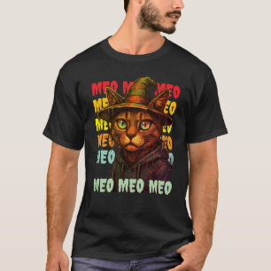 mind-blowing psychedelic witch cat masterpiece  T-Shirt