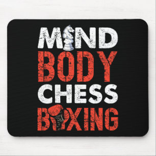 Mind Body Chess Boxing Pionate Spirit Mouse Pad