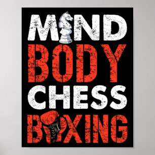 Mind Body Chess Boxing Pionate Spirit  Poster