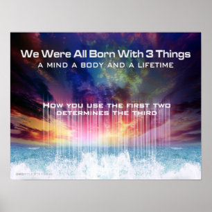 Mind Body Life Print