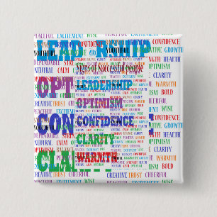 Mind boggling motivational text for success 2 inch square button