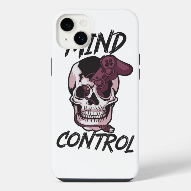 Mind control gaming design iPhone case (Back)