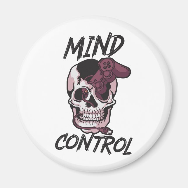 Mind control gaming design magnet (Front)
