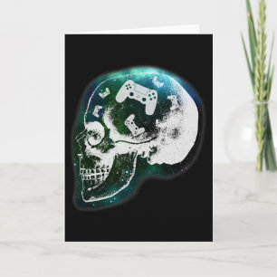 Mind Controller Skull Gaming Gamer Mens Boys Teens Card