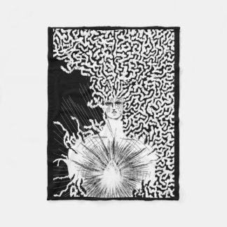 Mind Expanse Sticker Fleece Blanket