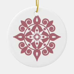 Mind fresh Mandala Design Ceramic Ornament