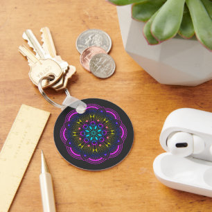 Mind fresh Mandala Design Keychain