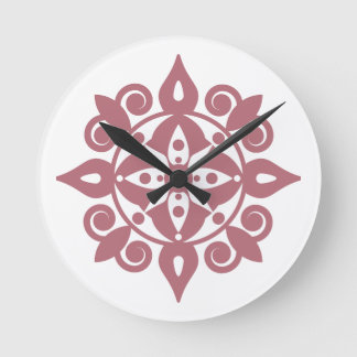 Mind fresh Mandala Design Round Clock