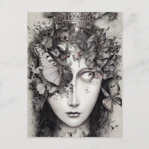 Mind Full of Butterflies Postcard