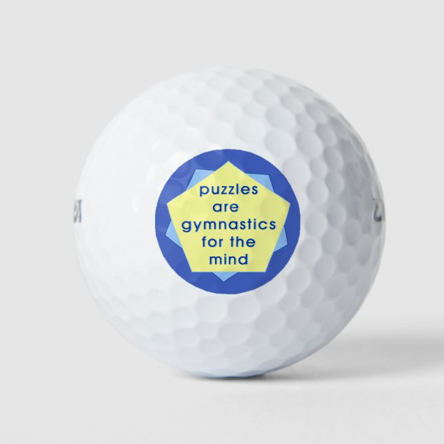 Mind Gymnastics Golf Balls (Front)
