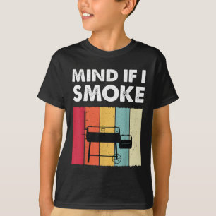 Mind If I Smoke Funny Bbq Grilling Meat Smoker Men T-Shirt