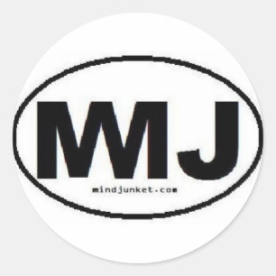 Mind Junket Logo Classic Round Sticker