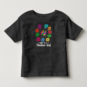 Mind of A Theater Kid Funny Musical Theater Actor Toddler T-shirt